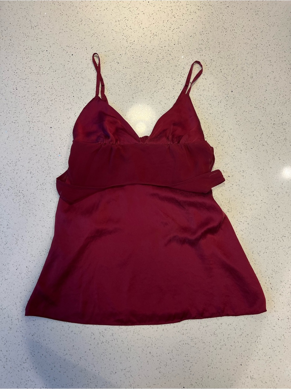 Victoria's Secret Gold Label 100% Wine Red Slip - Picture 2 of 4